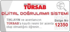 TÜRSAB Dijital Doğrulama Sistemi - Belge No 12350
